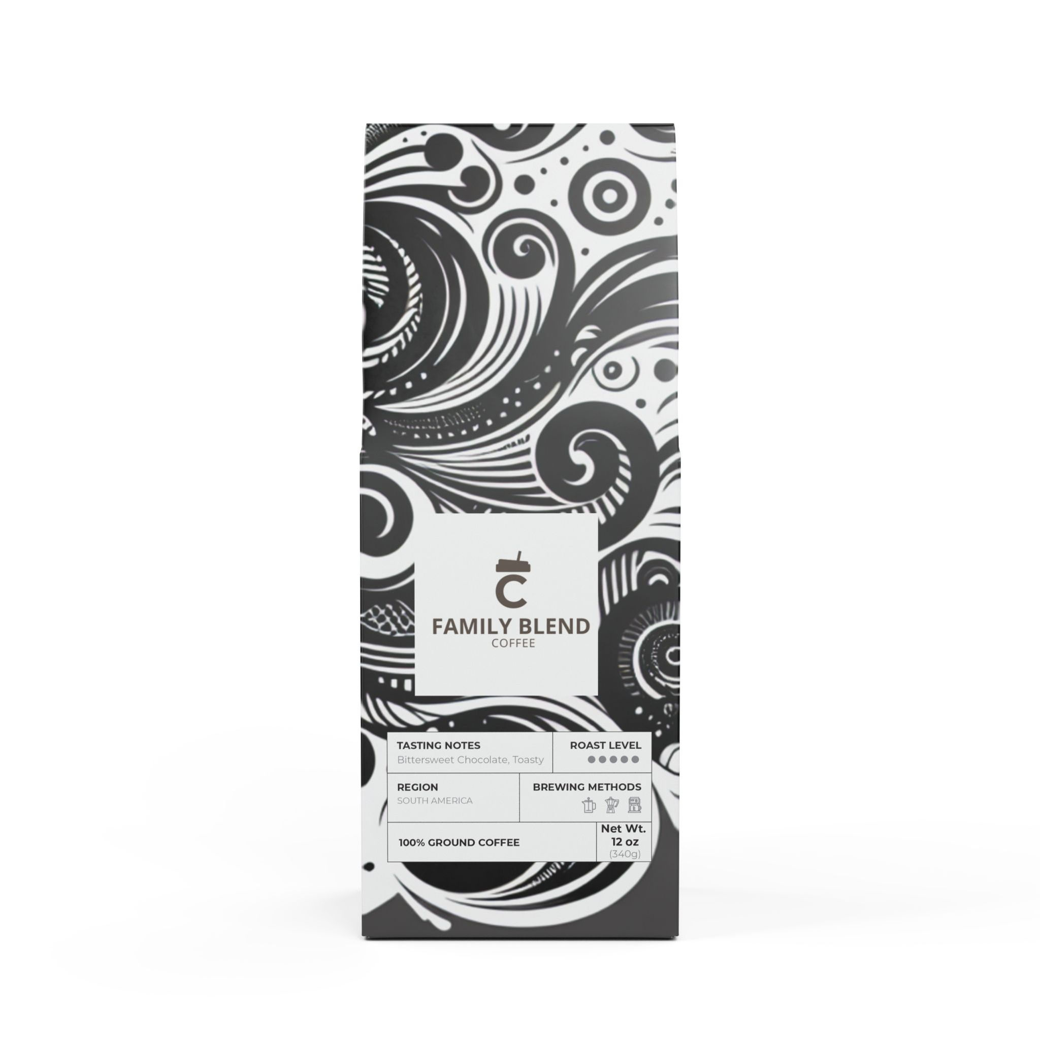 Strong Dark Roast Coffee for Busy Mornings Small-Batch Roasted in USA