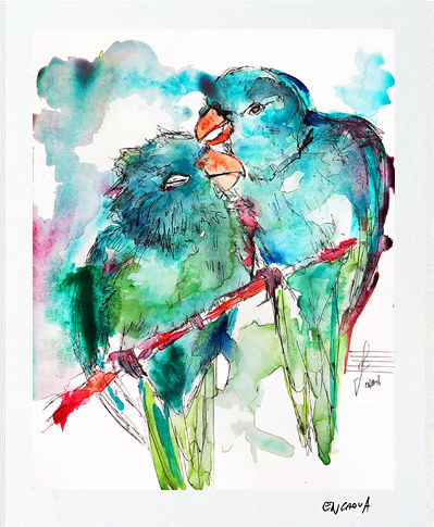 Miniature : LoveBirds - Edition Print