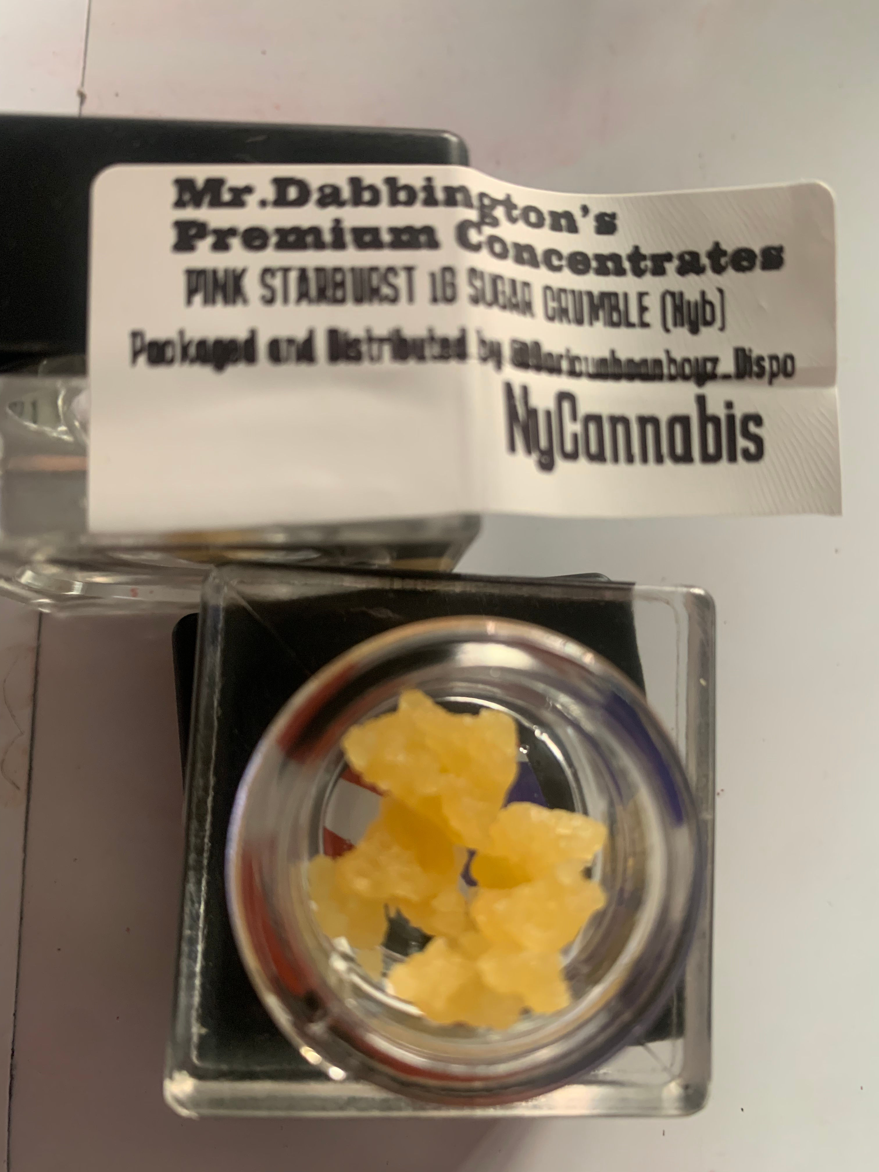 Pink Starburst 1G Live Resin Sugar wax (Hyb)