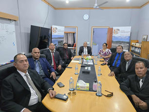 Minister for Nauru Rehabilitation Corporation Visit to the Company's Head Office
