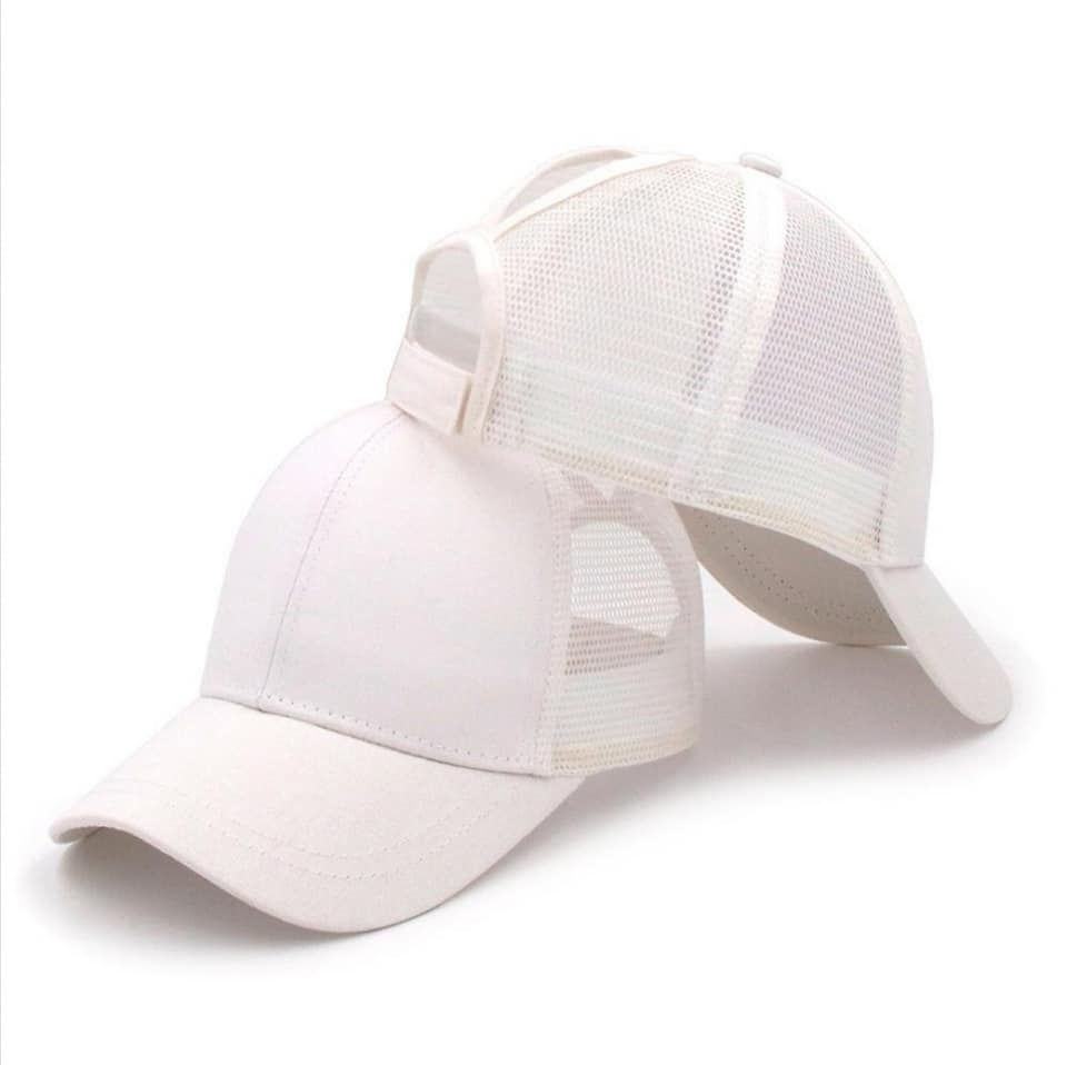 Thumbnail: White Ponytail Cap