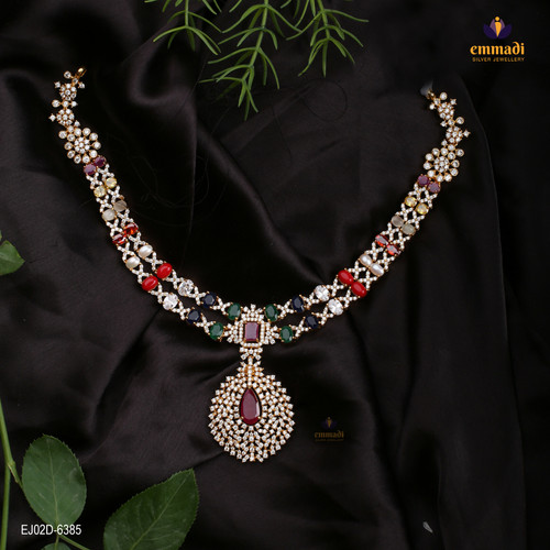 Buy Primrose Gemstones Necklace Emmadi Silver Jewellery