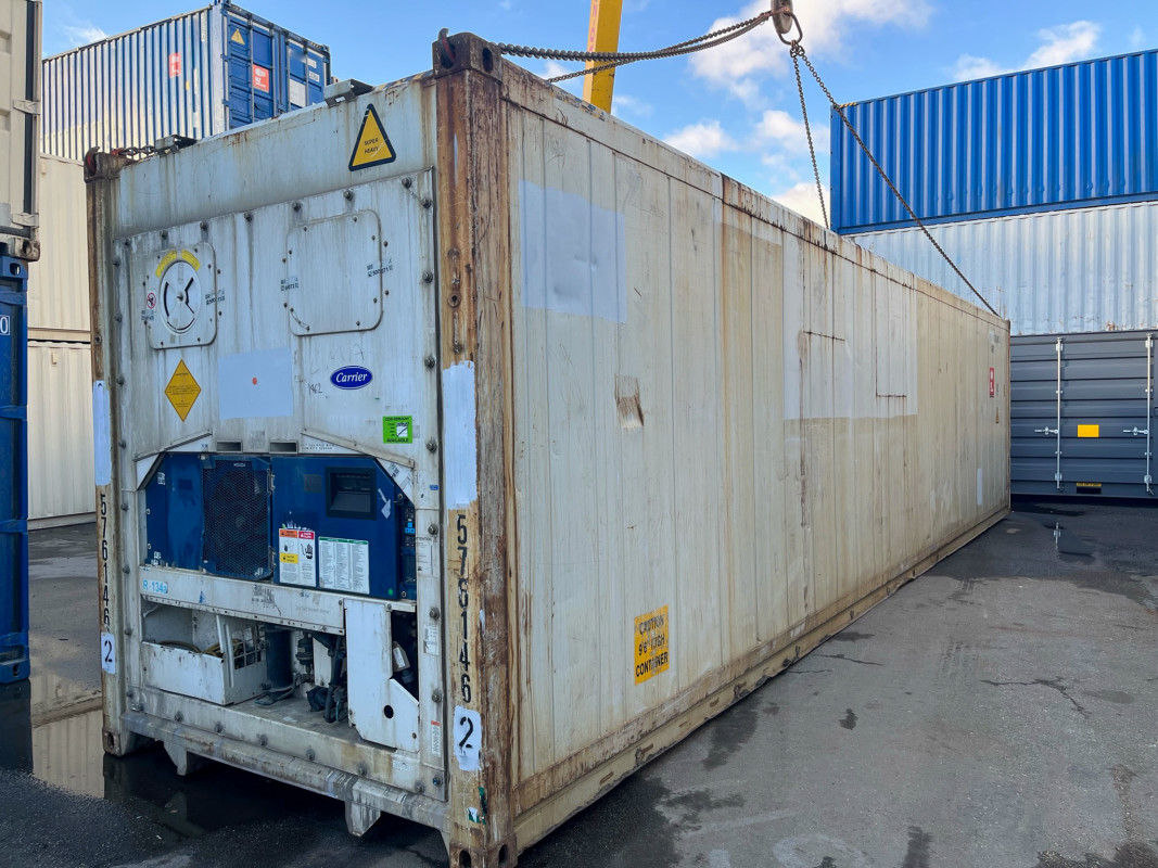 40 FT High Cube Used Refrigerated Shipping Container — Refrigerated Containers available from Container Distribution