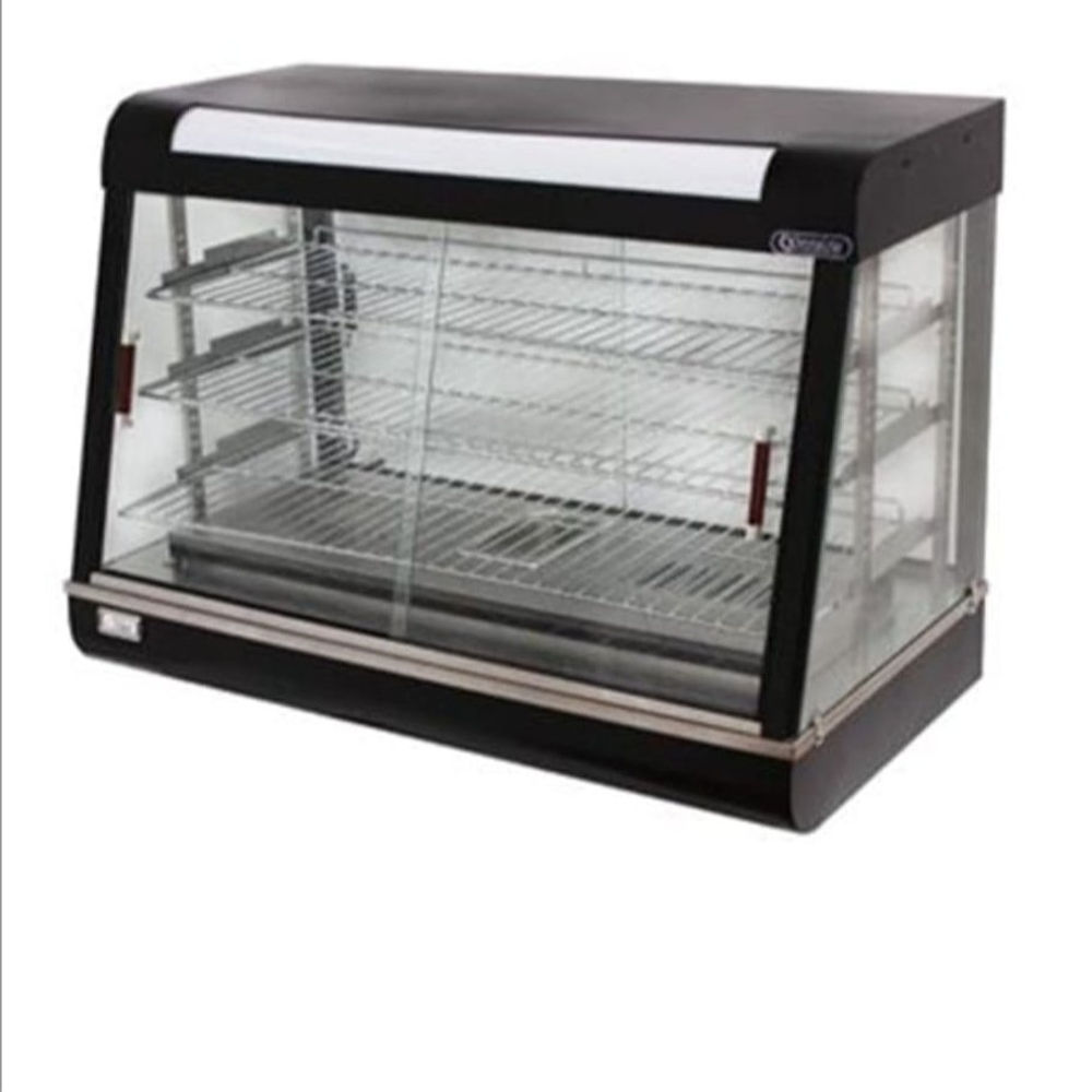Slant Glass Pie Warmer 660mm