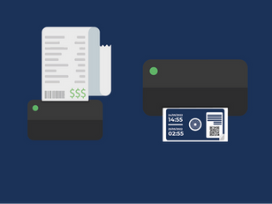 Печать накладной и стикеров