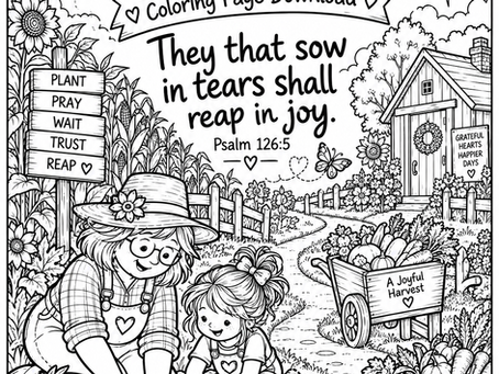 Friday Freebie: Fall Bible Verse Coloring Pages!