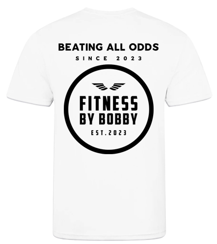 Thumbnail: Fitness By Bobby T-Shirt – Beating All Odds Edition