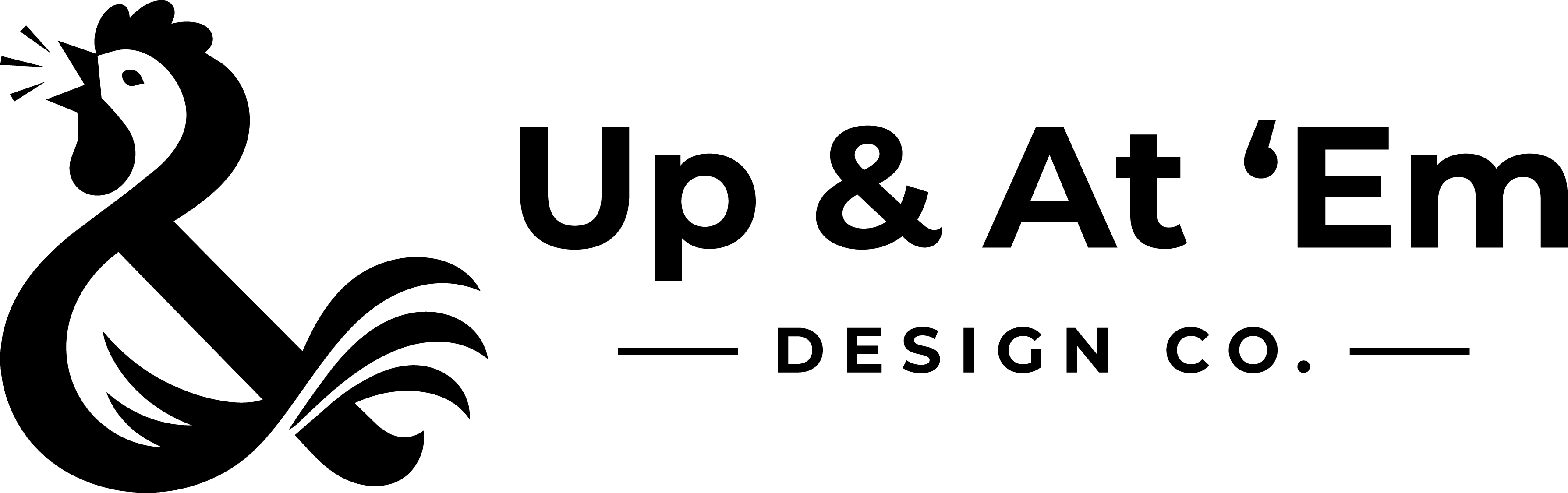 Up&AtEm Design - Logo Horizontal (Black).png