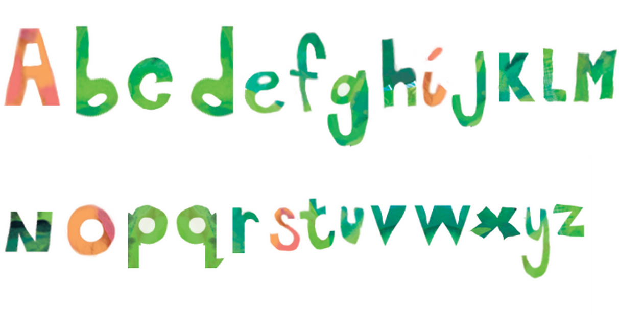 collage alphabet