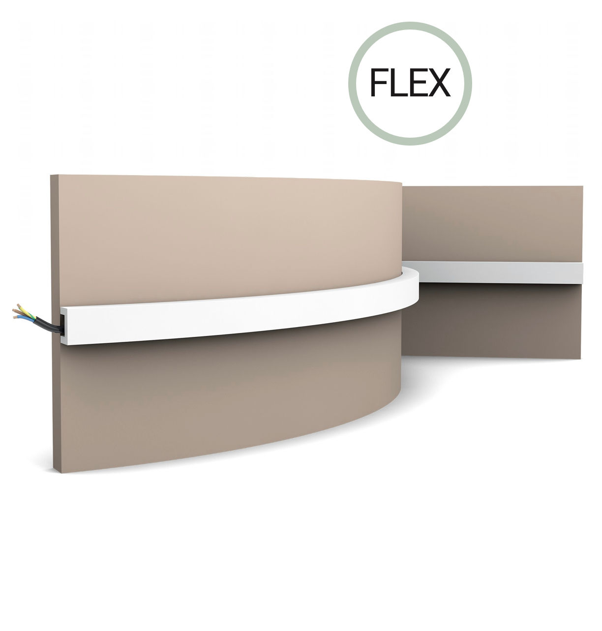 CX190F U-Profile Flex Cascade By Orac Decor