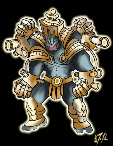 Steampunk Machamp (Pokémon) Print | TPIllustration&Design