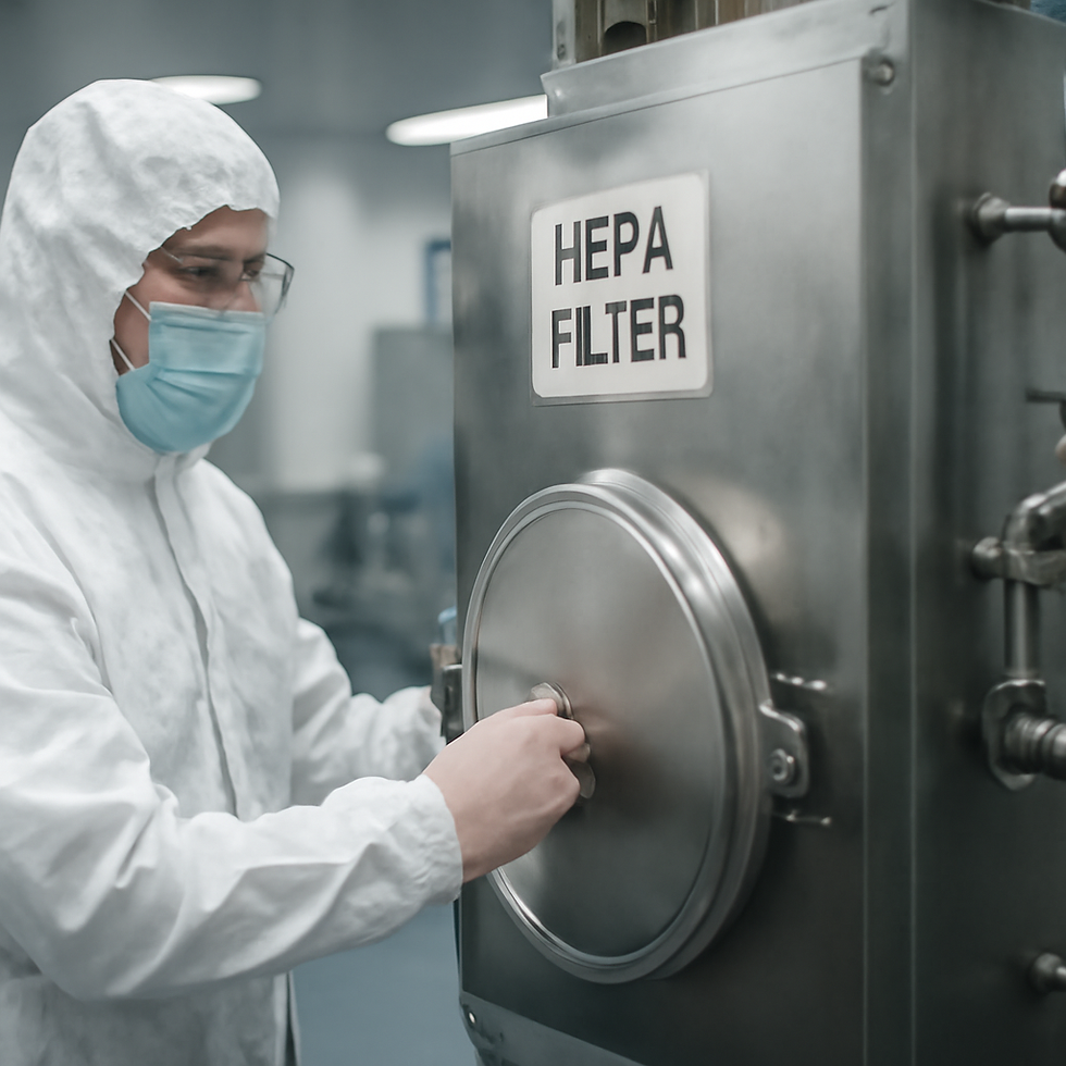 A criticidade da filtracao HEPA na industria farmaceutica