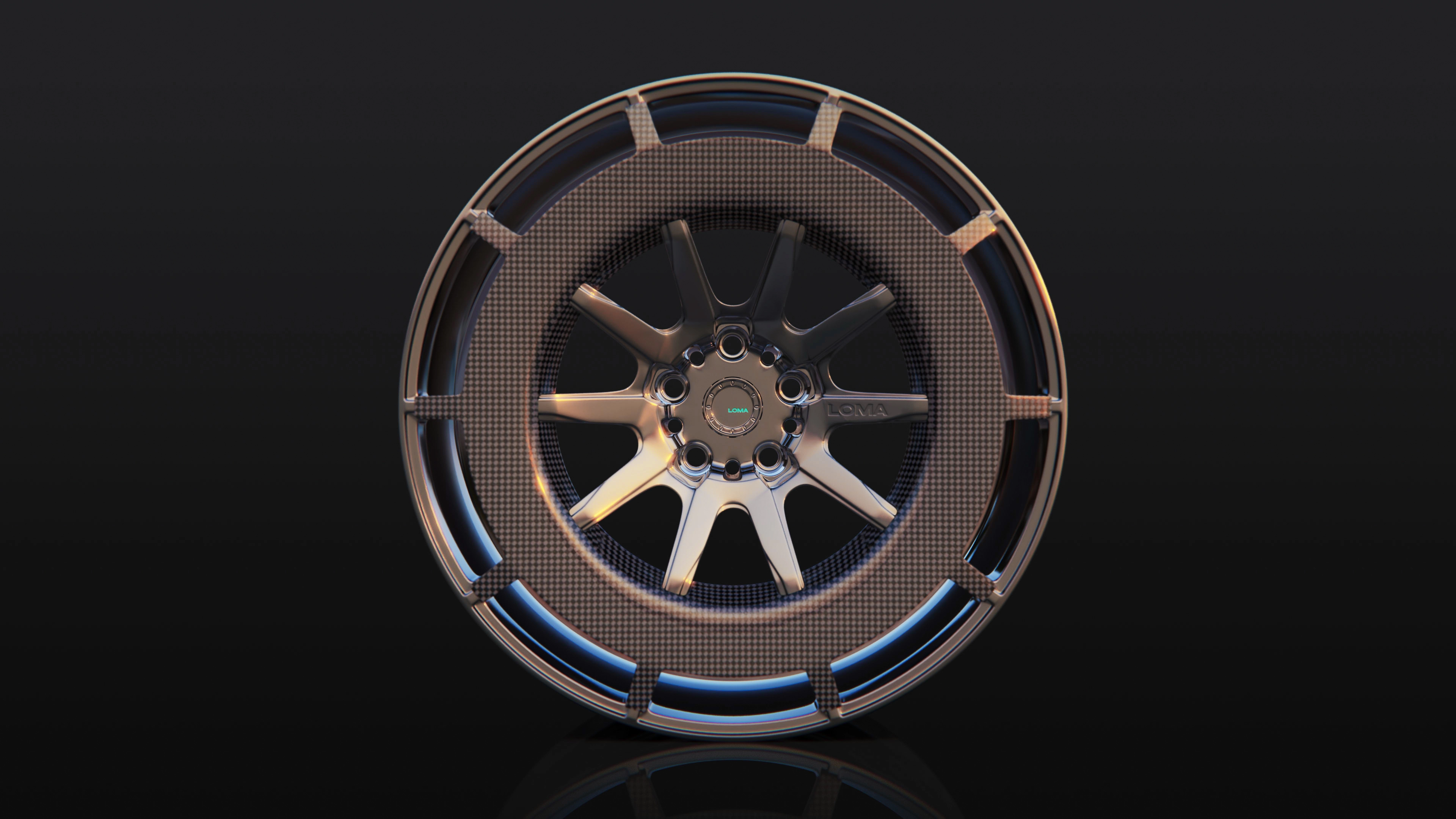 SPORTIVE LOMA CF24 F1 AERODISC CARBON 24-INCH FORGED WHEELS FOR THE ROLLS-ROYCE CULLINAN.