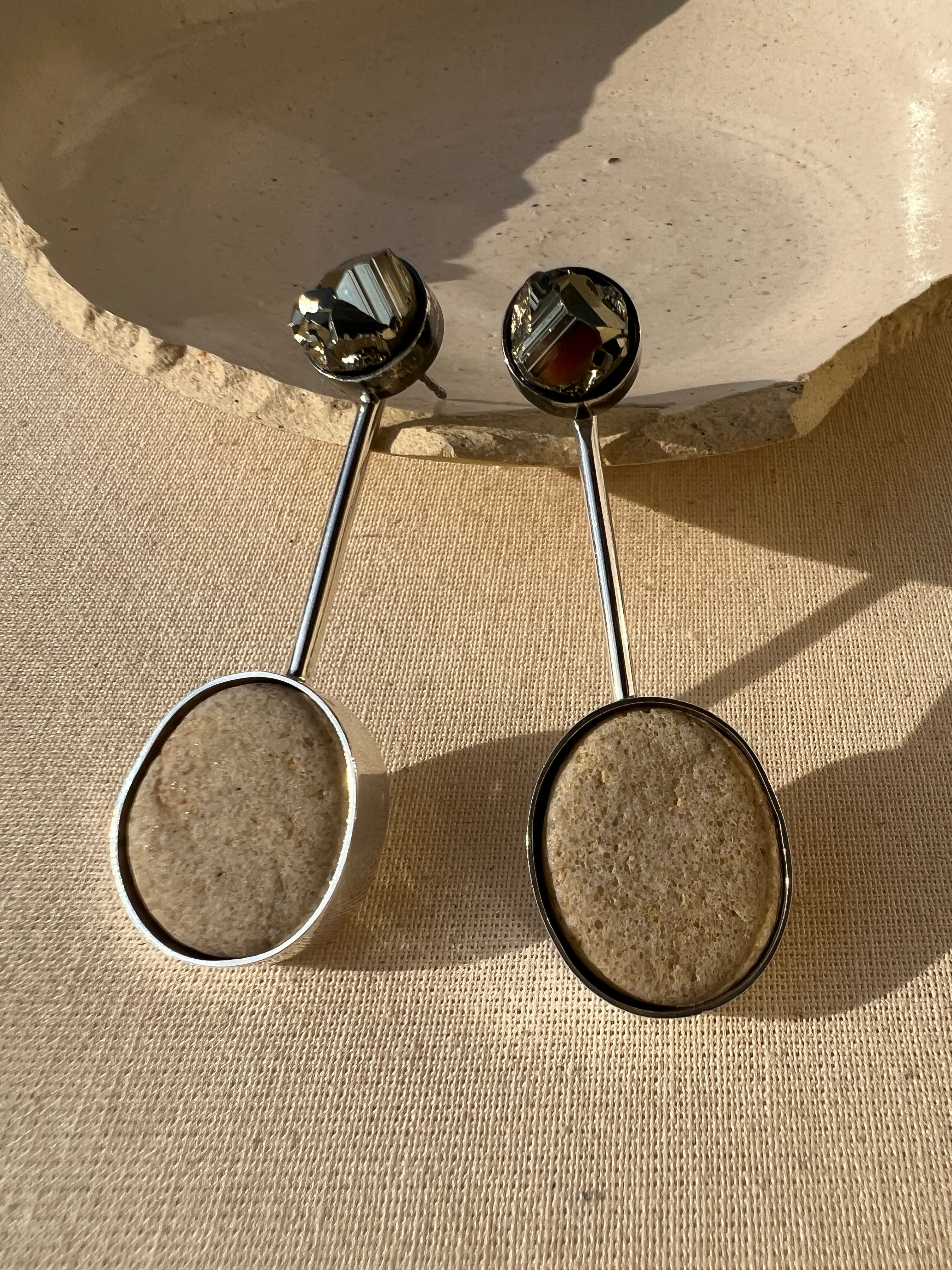 MODULAR EARRINGS - KIESEL & PYRIT