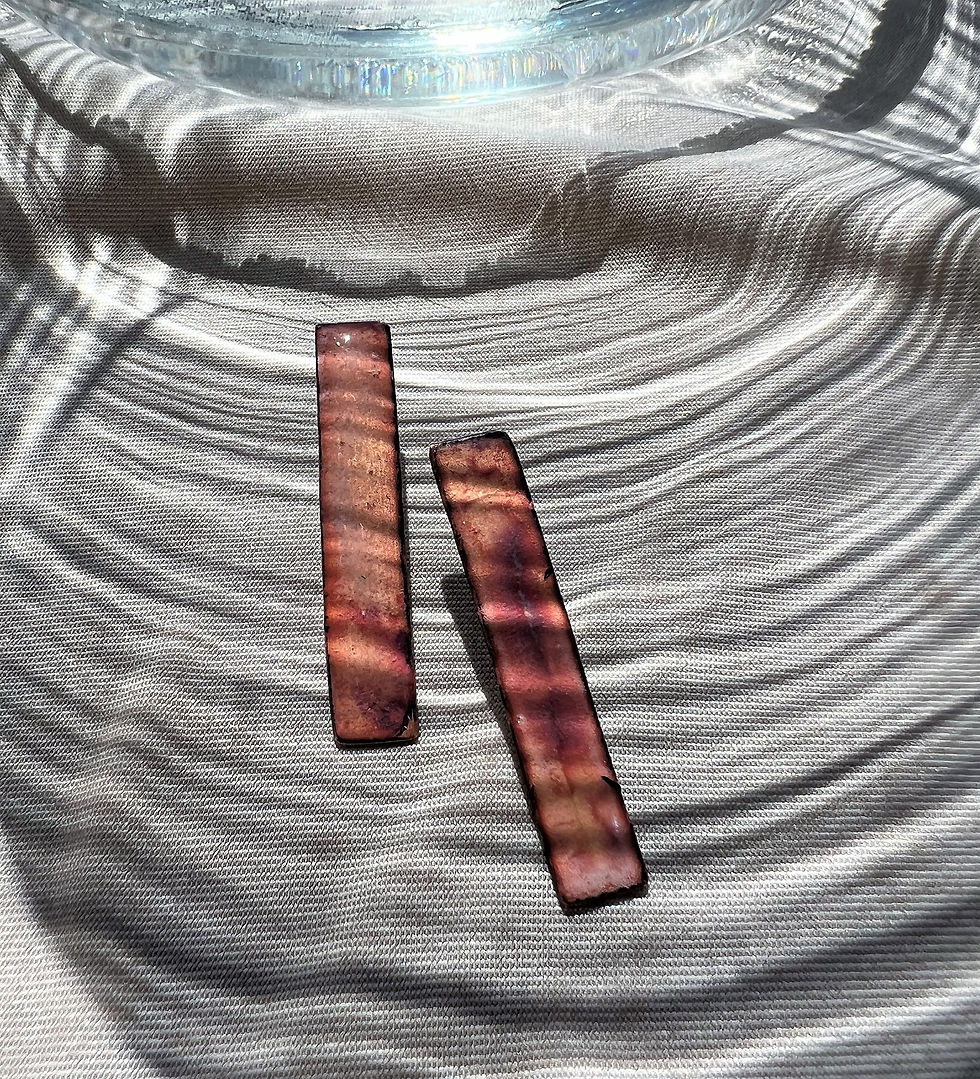 Ohrschmuck Emaille Straight Nude