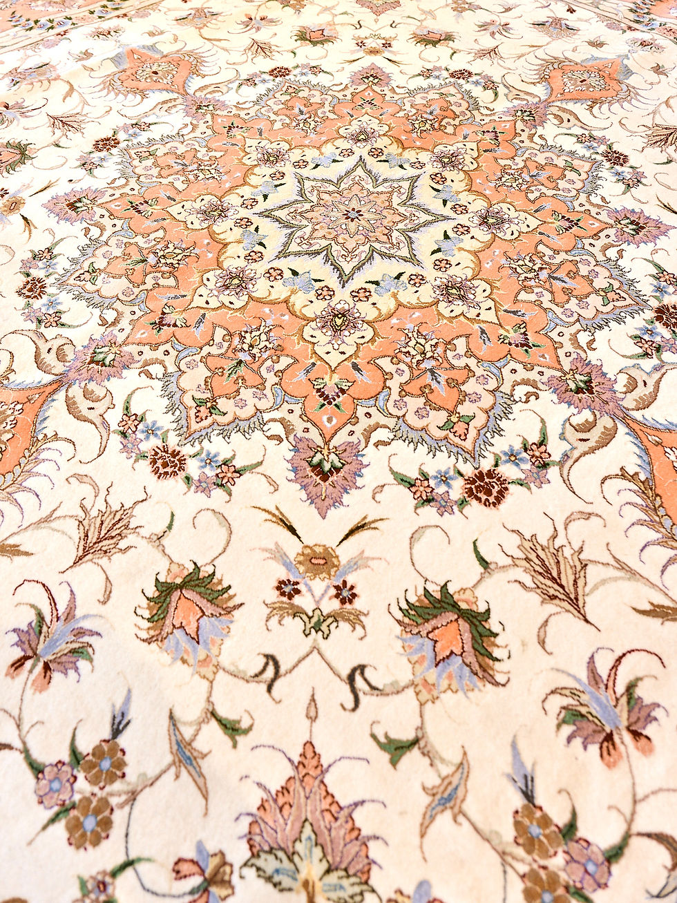 Miniatura: Tappeto Persiano Tabriz 60 Raj