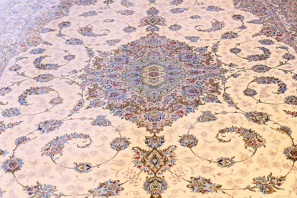 Miniatura: Tappeto Kashan Seta Extra Fine
