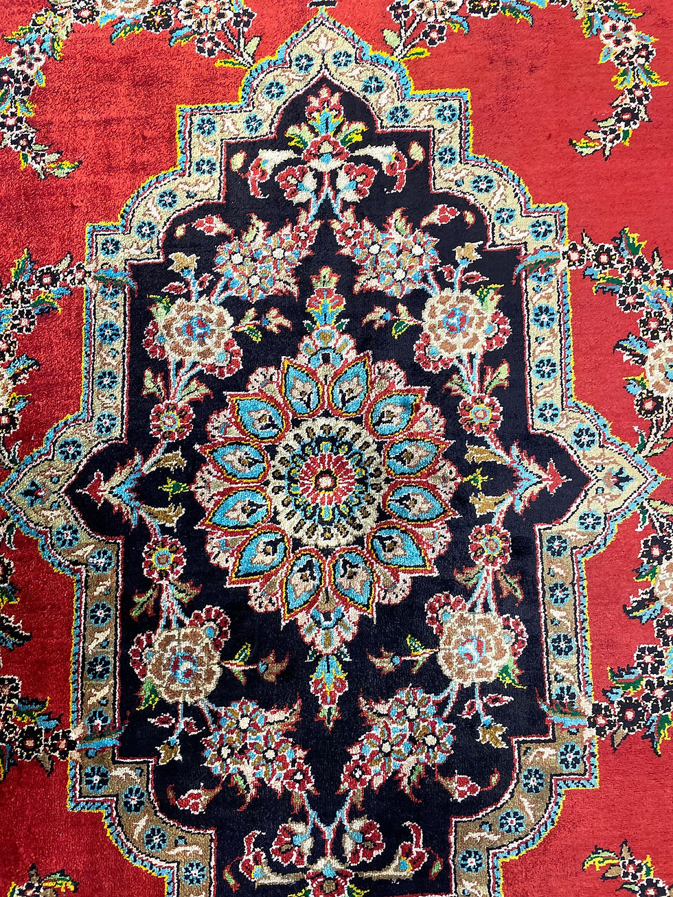 Miniatura: Tappeto Persiano Kashan Antico interamente in seta