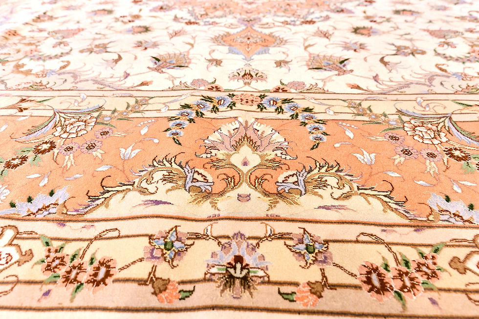 Miniatura: Tappeto Persiano Tabriz 60 Raj