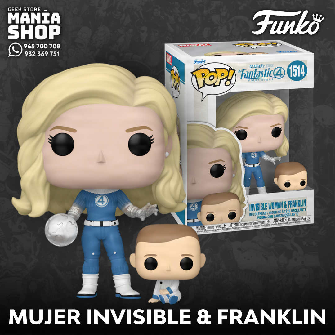 MUJER INVISIBLE & FRANKLIN - FUNKO POP