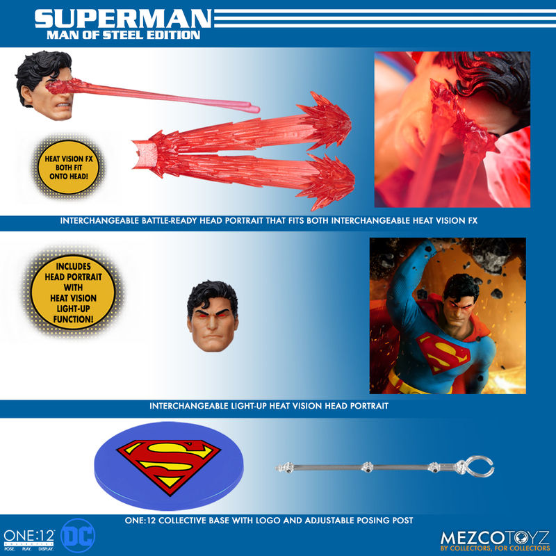 Miniatura: SUPERMAN MAN OF STEEL - MEZCO
