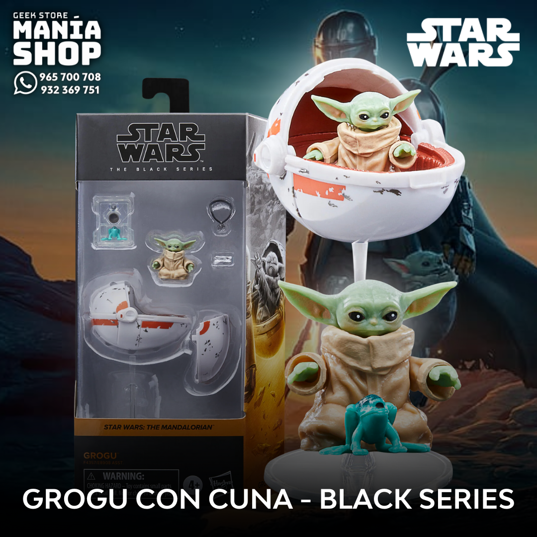GROGU con Cuna - BLACK SERIES