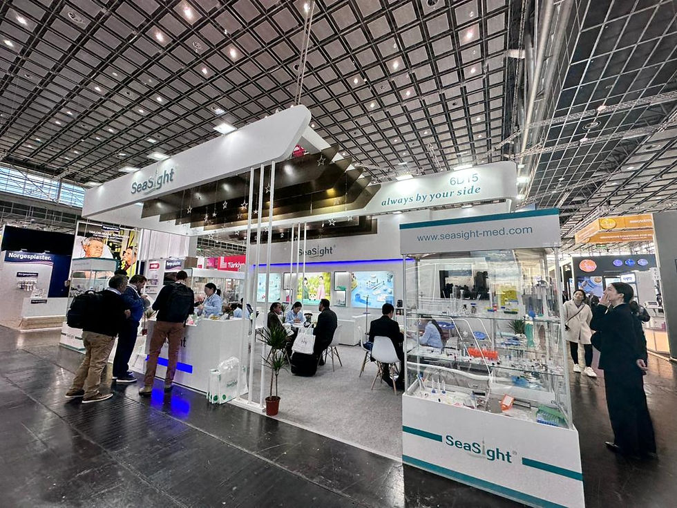 custom modular stand at medica expo, dusseldorf, germany
