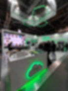 Exhibition Booth at IBC Expo, Amsterdam built for TVU with excellent lightings and brand visibility