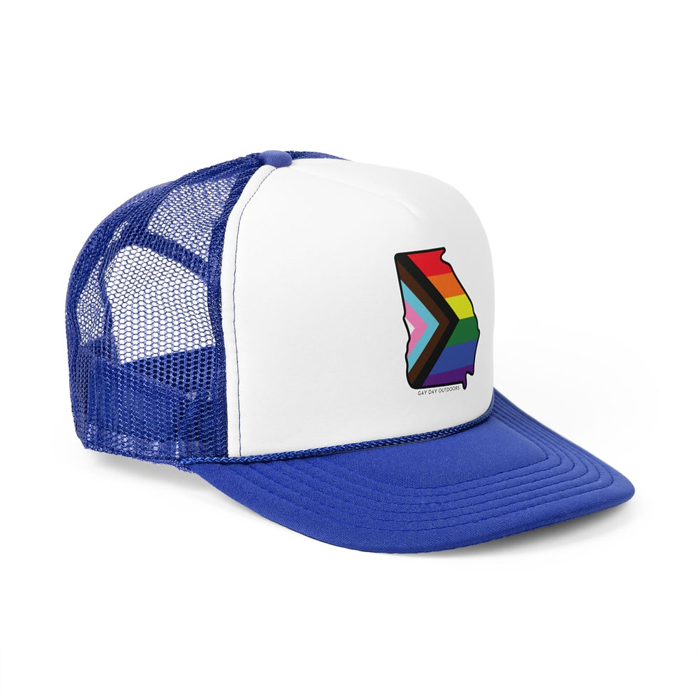 Thumbnail: Georgia Gay Pride State Mesh Cap Trucker Hat