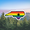 Thumbnail: North Carolina Gay Pride State Vinyl Sticker Decal