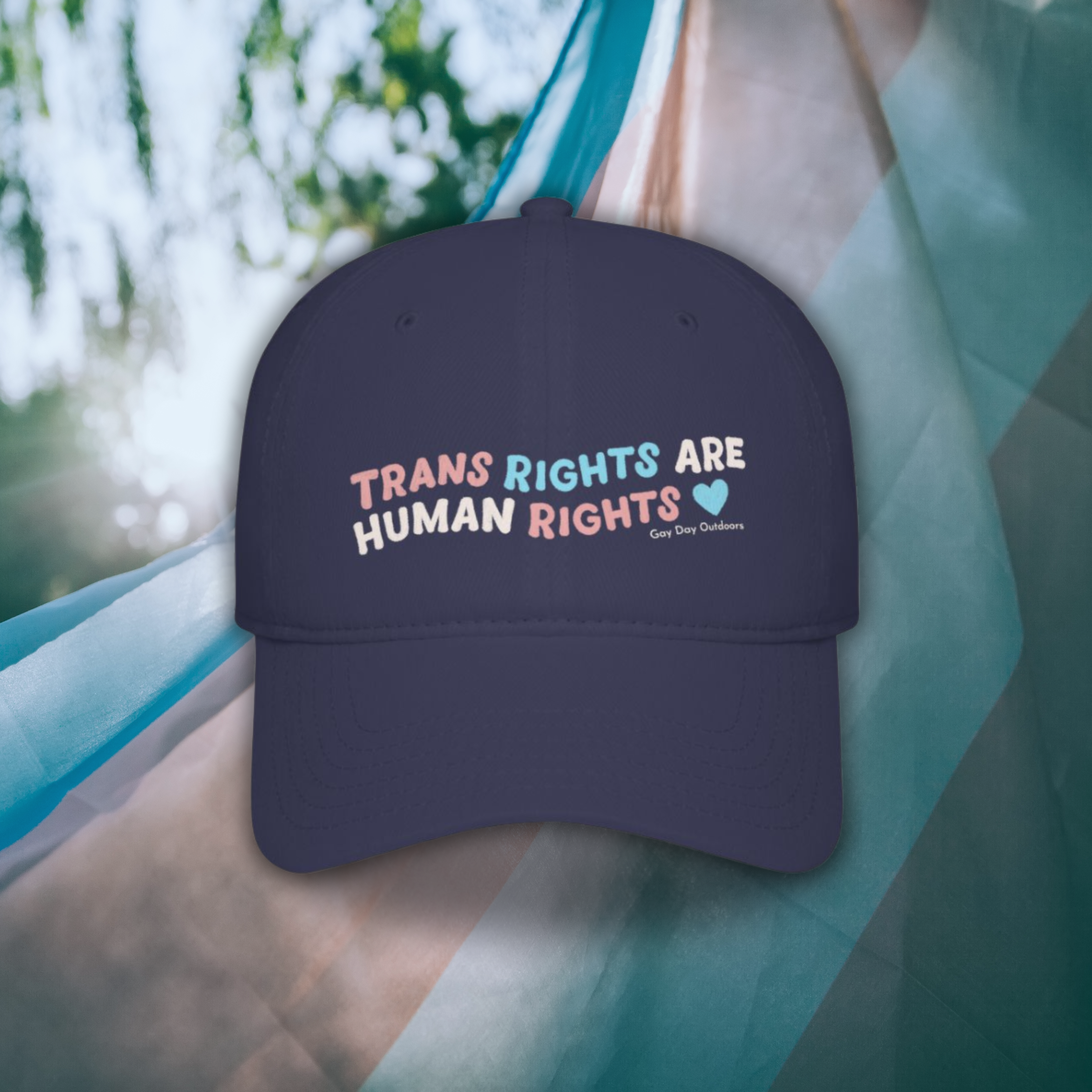 Trans Rights Are Human Rights Low Profile Cap