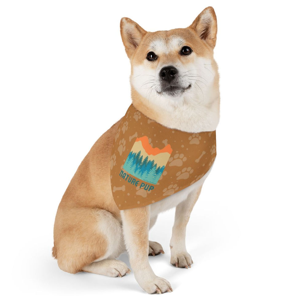 Thumbnail: Nature Pup Pet Bandana with Collar