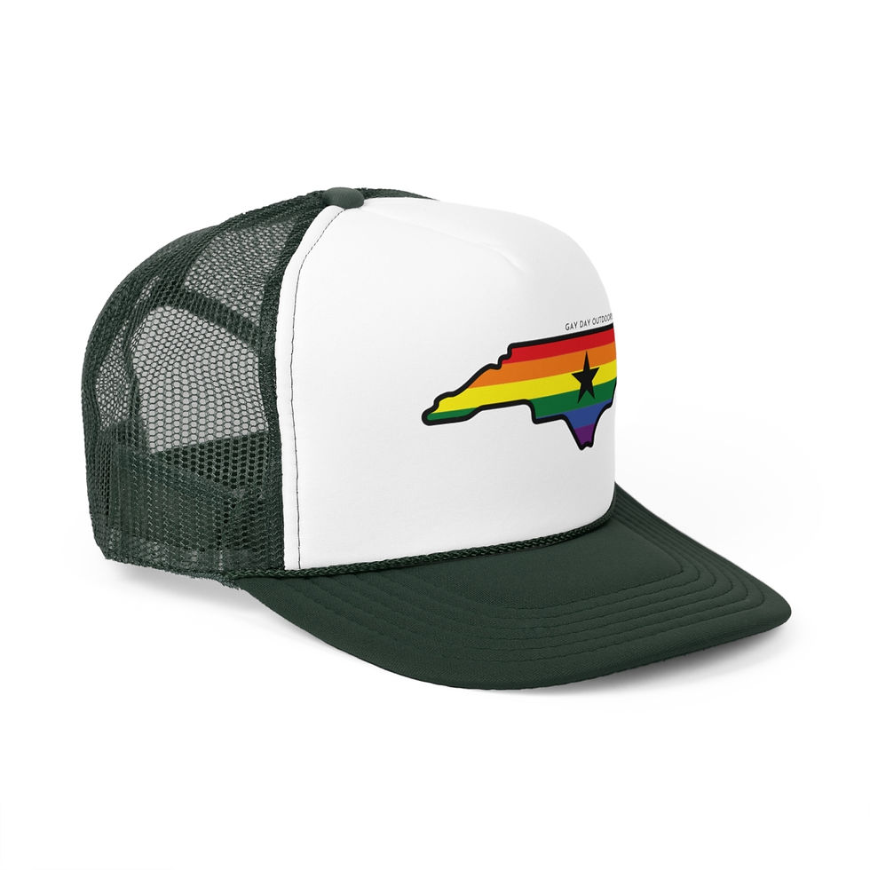 Thumbnail: North Carolina Gay Pride State Mesh Cap Trucker Hat