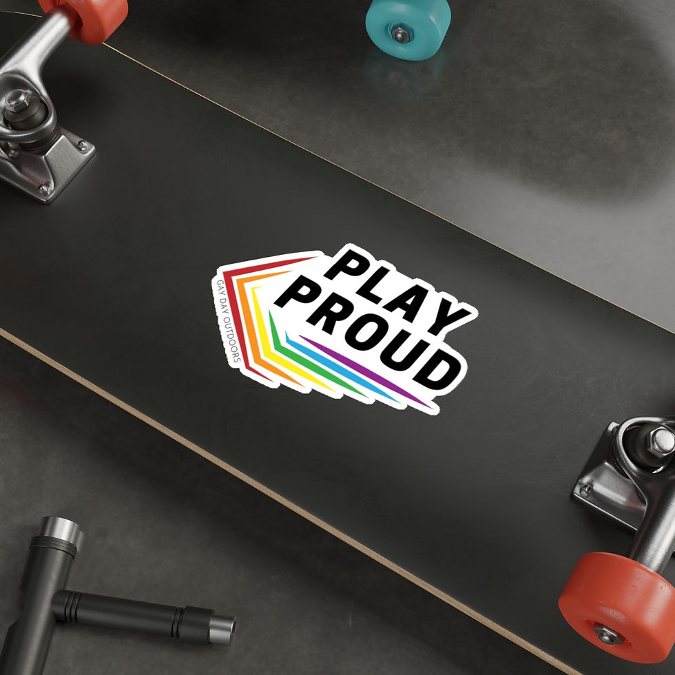 Thumbnail: Play Proud Vinyl Die-Cut Sticker Decal