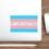 Thumbnail: Trans Rights Pride Flag Vinyl Sticker Decal