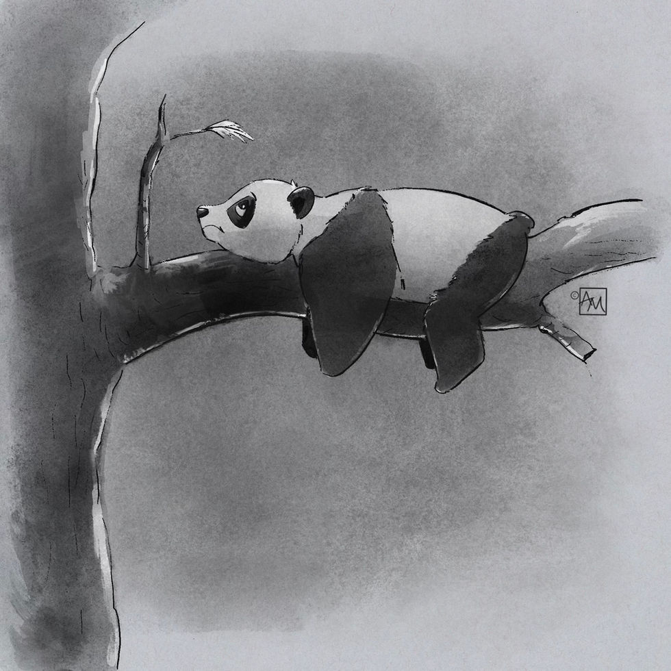 Inktober - Panda