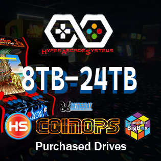HYPERSPIN 50TB HDD10TBが1つと8TBが5つ HYPERSPIN 50TB HDD10TBが1つと8TBが5つ