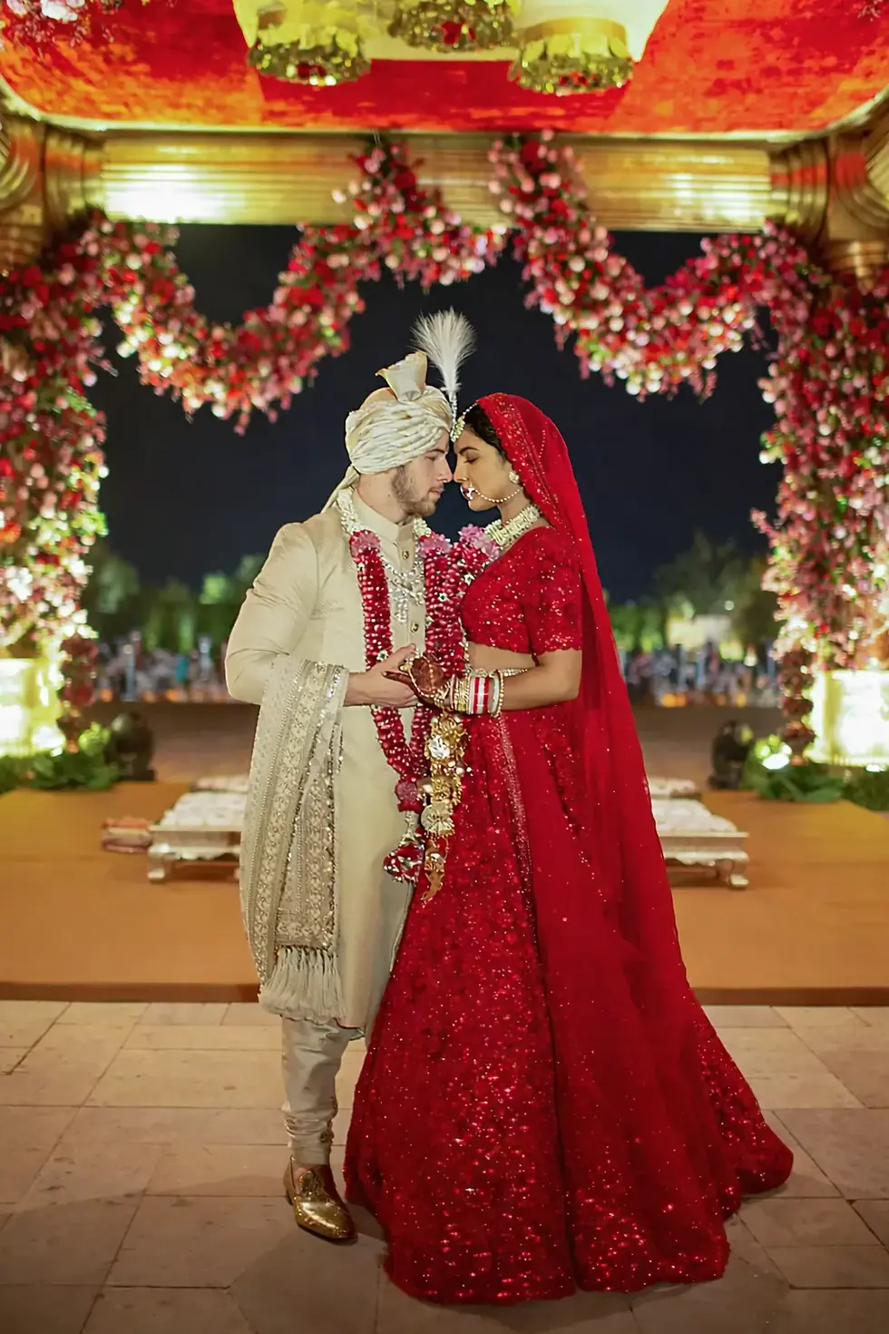 Célébration florale somptueuse au mariage de Priyanka Chopra et Nick Jonas