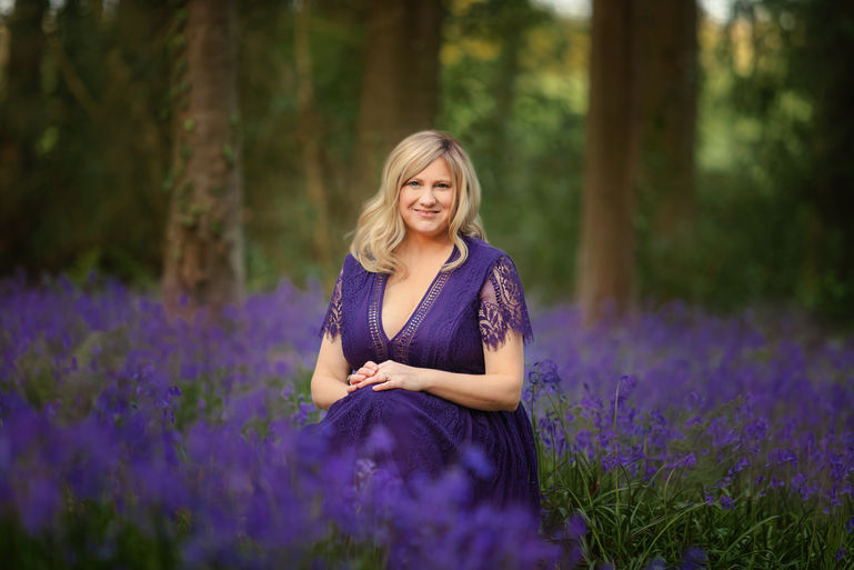 bristol bluebell photoshoot wrington
