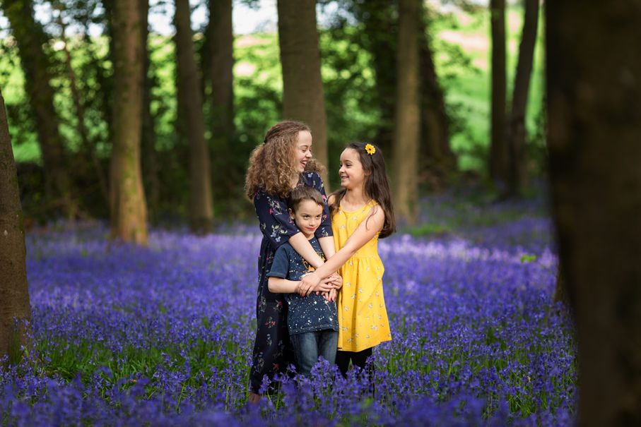 bristol bluebell photoshoot wrington