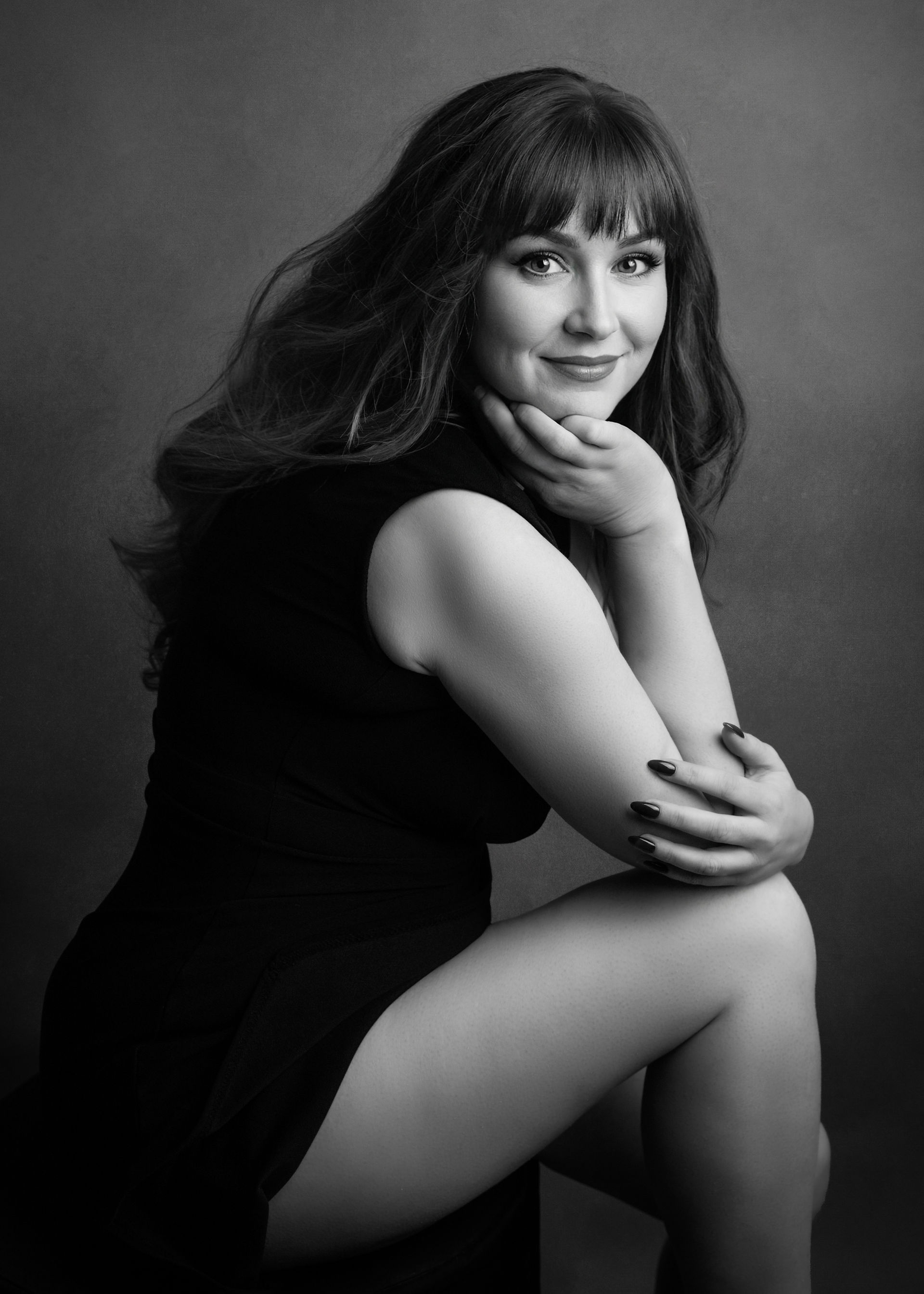 confident professional portrait with relaxed posture and expression
