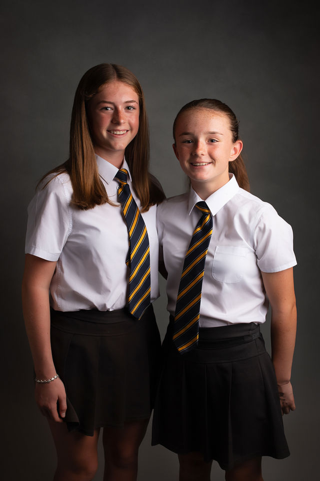 Timeless school photograph with natural lighting and expression