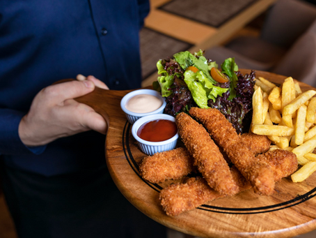 Almond-crusted fish with saffron sauce