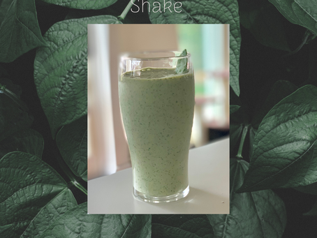 Mint Chocolate Chip Protein Shake