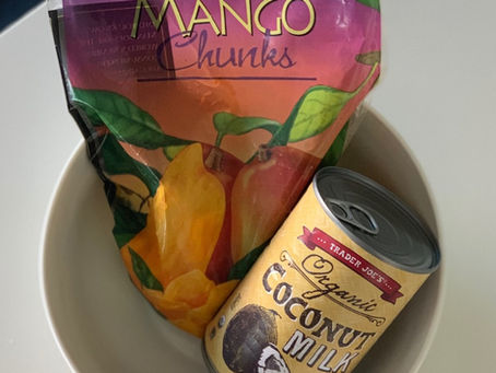 2 Ingredient Mango "Ice Cream"