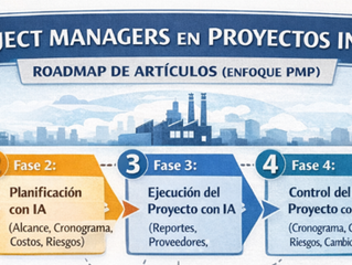 Serie PM&IA (0): Project Management e Inteligencia Artificial, introducción a una serie práctica para dirección de proyectos industriales