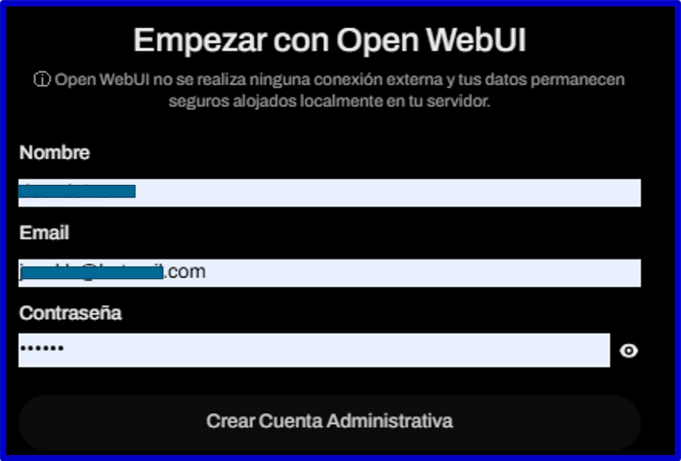 Empezar con Open WebUI