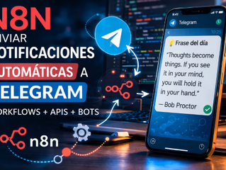 Serie N8N (XI): Notificaciones automáticas con Telegram
