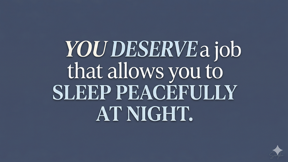 The Ghost in the Cubicle: Is Your Job Stealing Your Sleep?