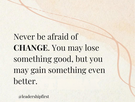 Change Is Inevitable